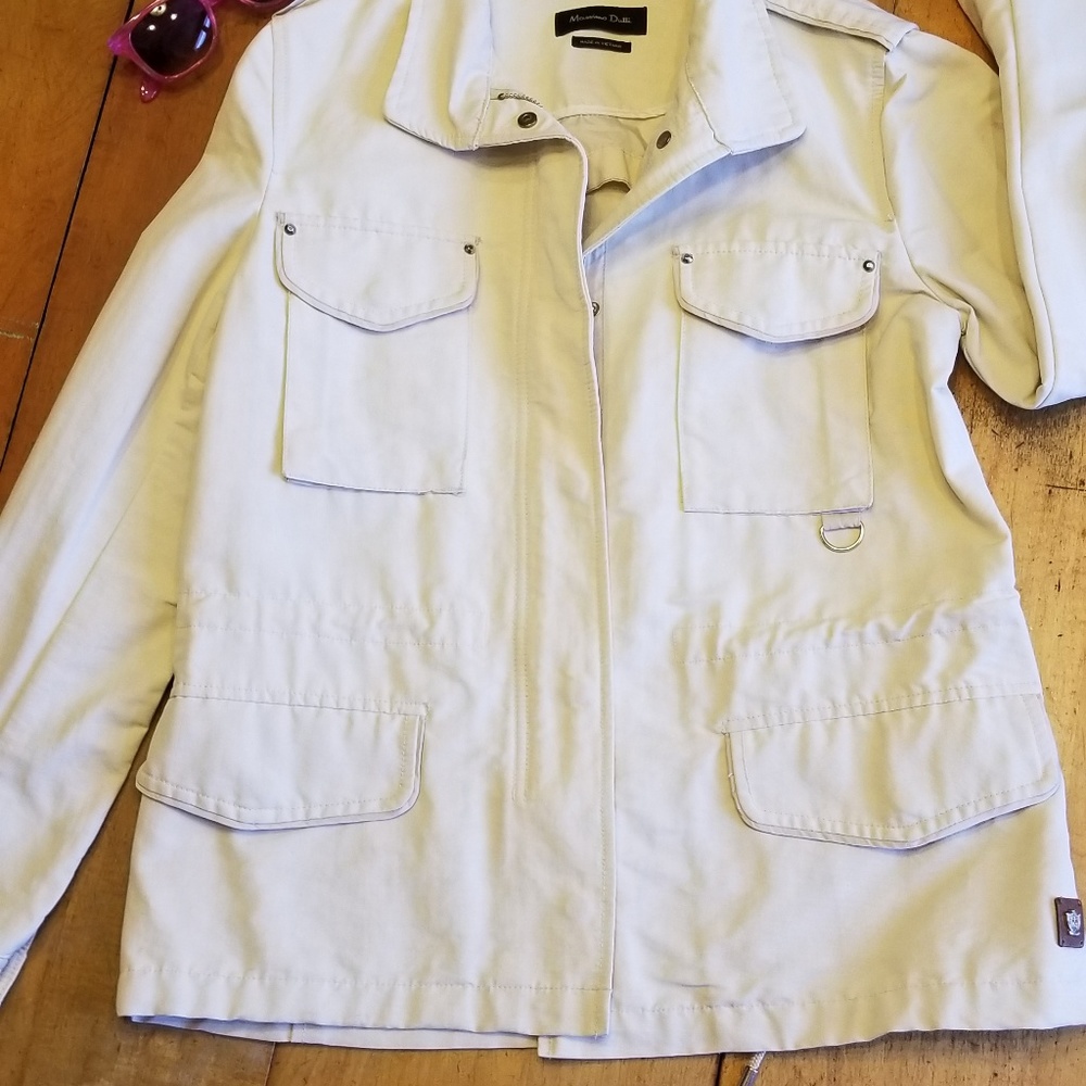 Womens Ivory Anorak Jacket Size S